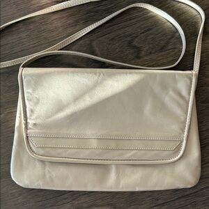 Vintage Gold Leather evening Bag